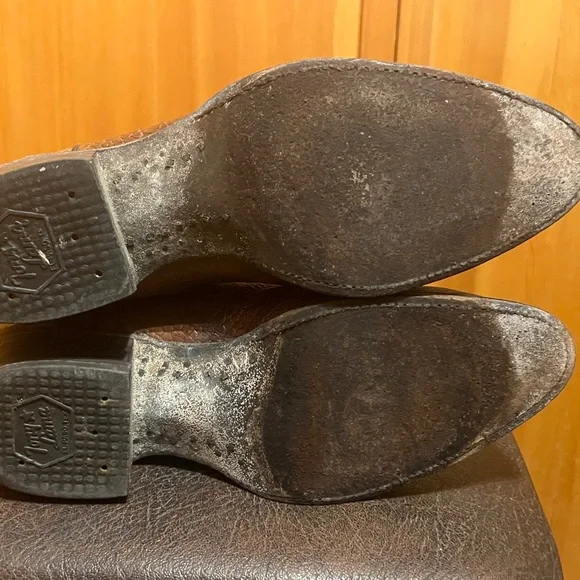 Tony Lama Ostrich Leg have never seen a pair done this way… - Picture 9 of 10